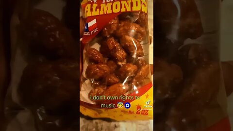 first time eating toffee almonds 🧿😇