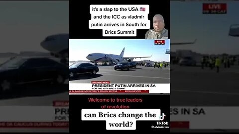 Putin Arrives For BRICS 2023 Summit