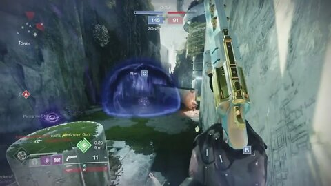 Angry Titan Slaps Golden Gun To End Match