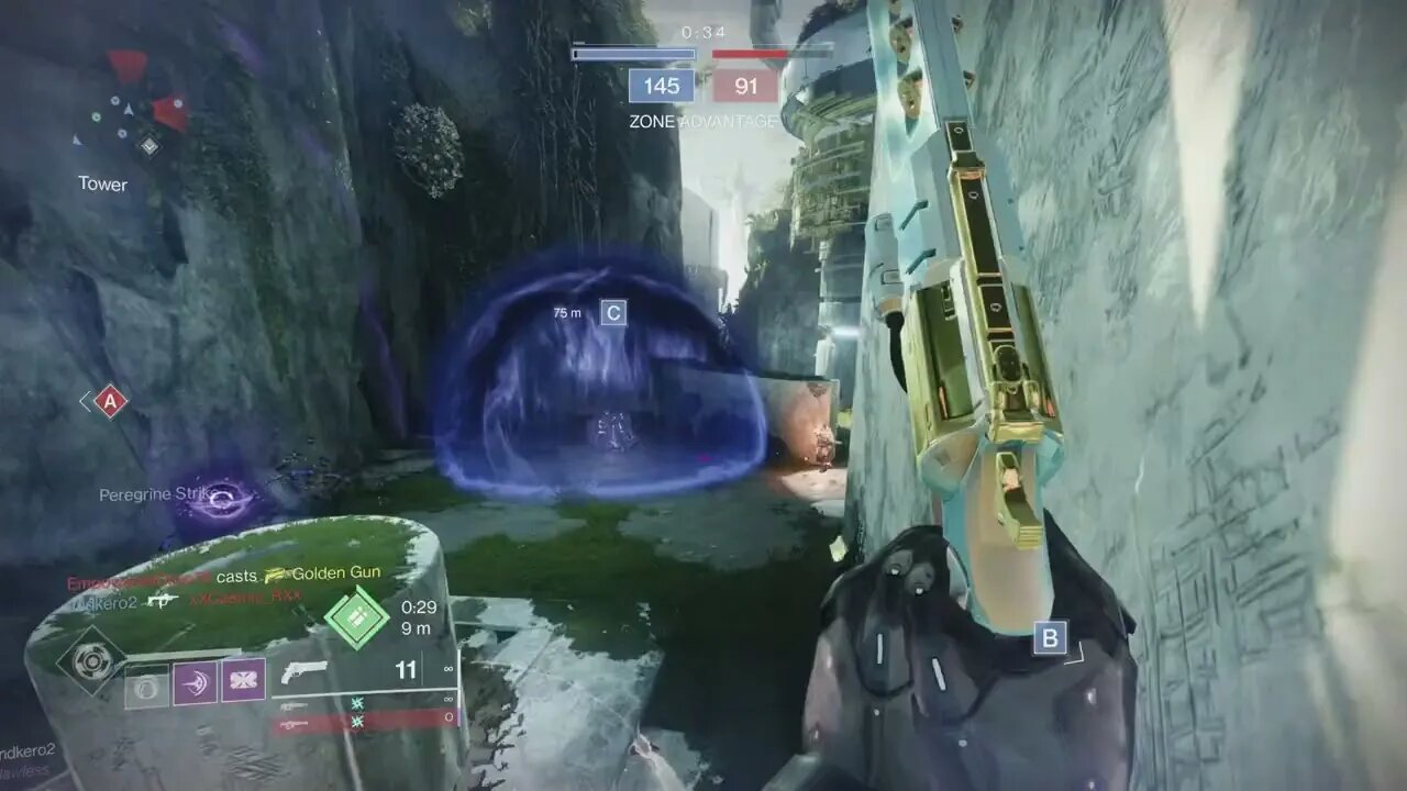 Angry Titan Slaps Golden Gun To End Match