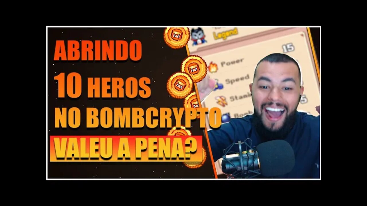 COMPREI +10 HEROIS NO BOMBCRYPTO SERÁ QUE DEU BOM