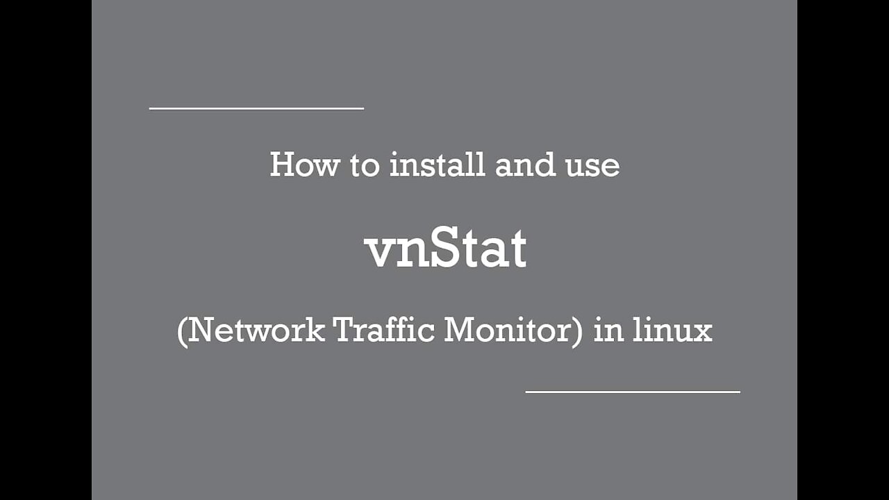 [VPS House] How to install and use vnstat (Network Traffic Monitor) in linux?