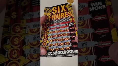 $200,000 Scratch Off Lottery Ticket Six Figures!