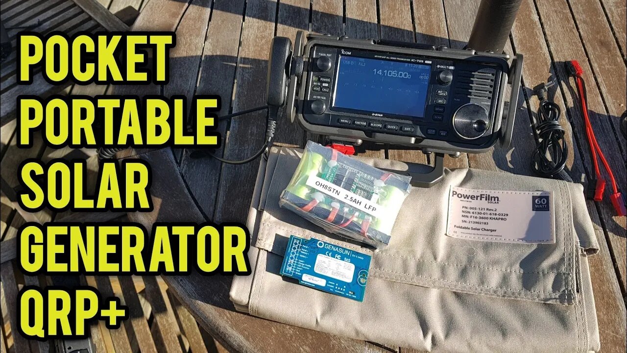 Solar Power your Portable Ham Radio | Solar Generator