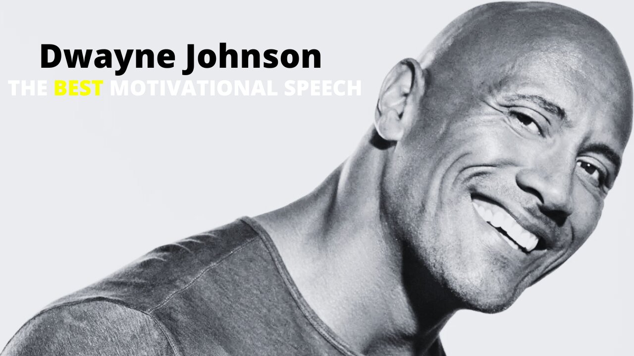 Dwayne 'The Rock' Johnson Everyday Positive Affirmations -The Best Motivation Speech