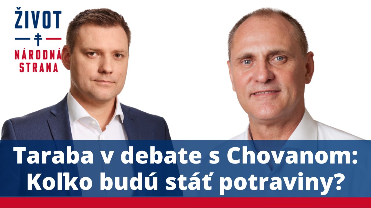 Taraba v debate s Chovanom: Koľko budú stáť potraviny?