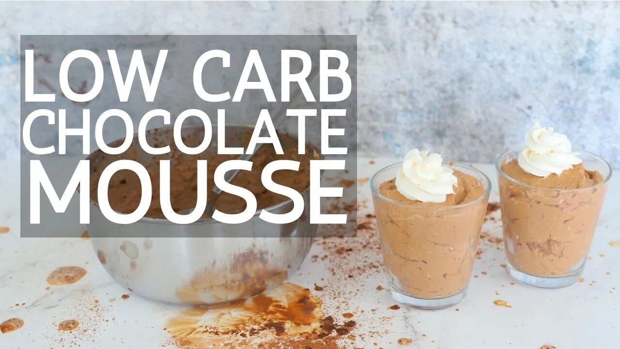 Low Carb Chocolate Mousse Recipe | Keto | Sugar Free