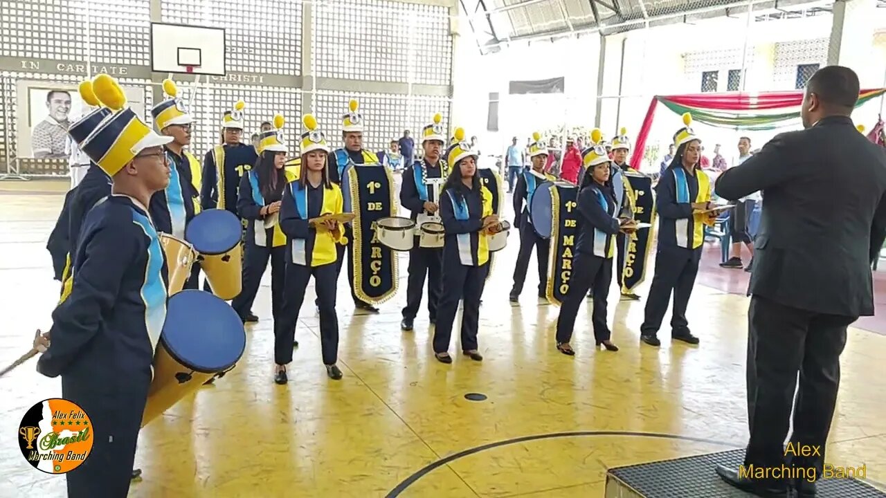 BANDA DE PERCUSSÃO 1º DE MARÇO 2022 NA III ETAPA DA XIV COPA PERNAMBUCANA DE BANDAS E FANFARRAS 2022