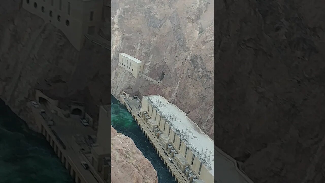 Hoover Dam Looking Towards Mike O'Callaghan-Pat Tillman Memorial Bridge