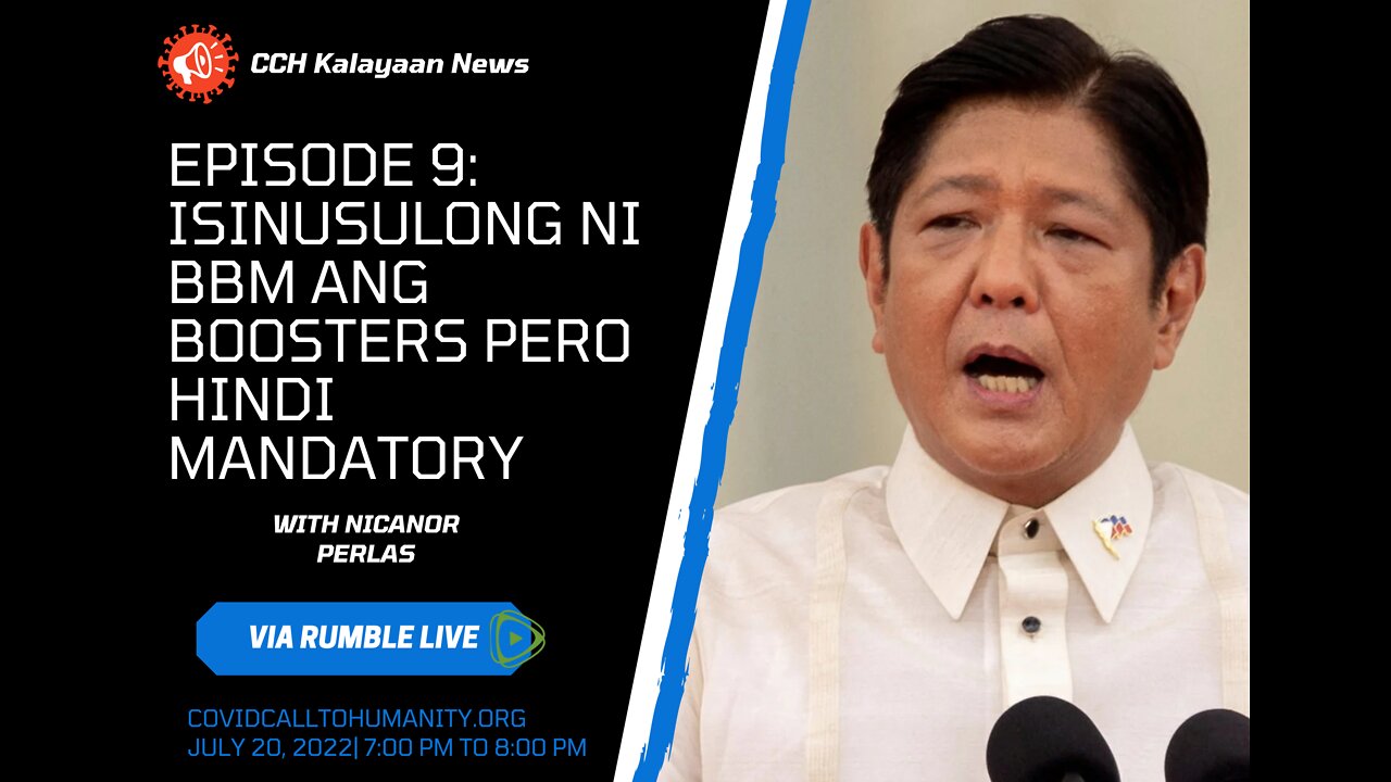 Episode 9: Isinusulong ni BBM ang boosters pero hindi mandatory