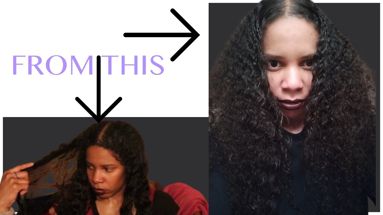 My Hair Routine {From This To This} Tabetha Ray