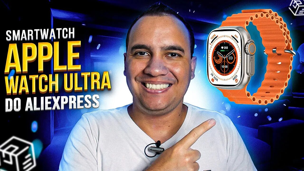 APPLE WATCH ULTRA do ALIEXPRESS, SERÁ QUE VALE A PENA? Unboxing e detalhes