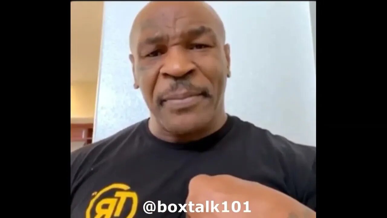 "THE FIGHT IS ON" Mike Tyson Confirms Fight With Holyfield