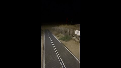 Cap D’Agde beach at night