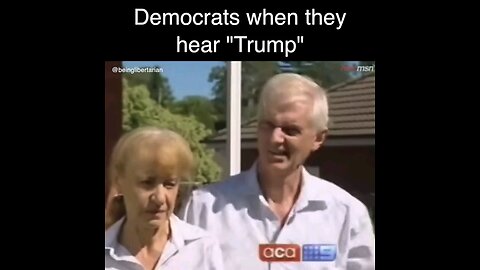 Democrats When they Hear the Word TRUMP