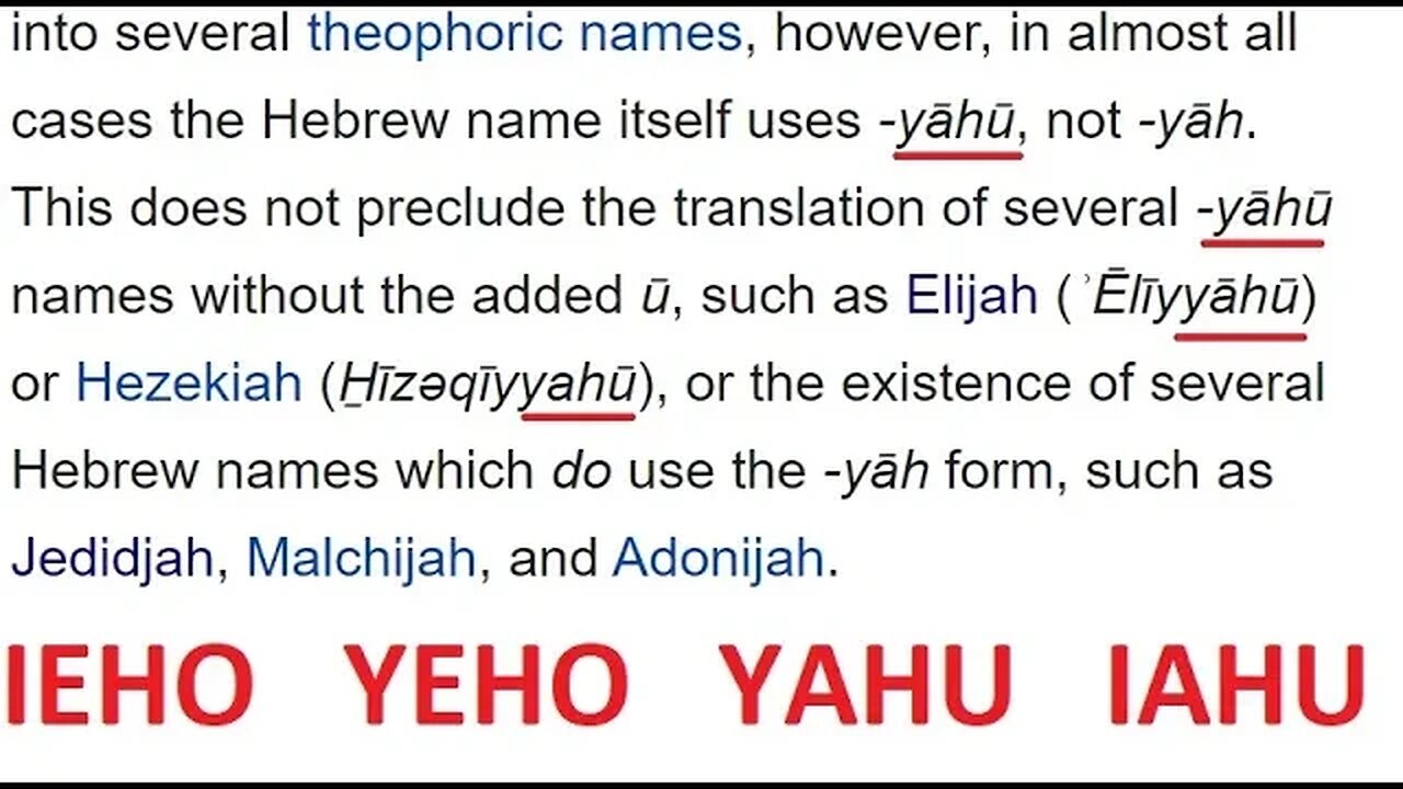 Yah, Jah, Iah;.. EVERYWHERE YOU WENT YOU BLASPHEMED MY HOLY NAME! IEHO! Jeho! YEHO!