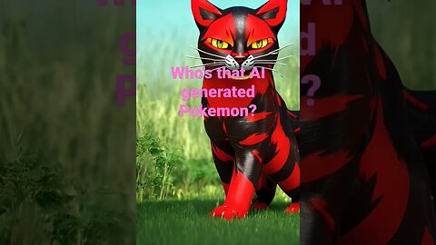 AI generated Litten #whosthatpokemon #pokemon