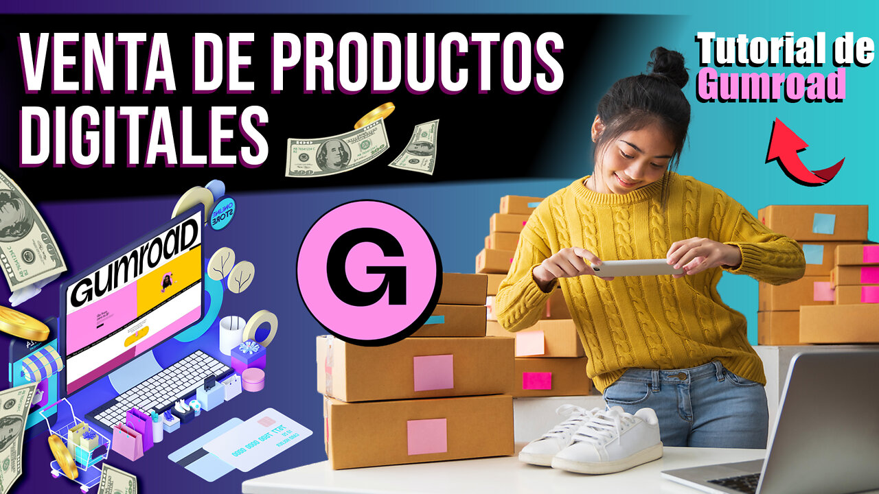 Cómo ganar dinero vendiendo productos digitales (tutorial de Gumroad para principiantes)