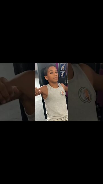 Took my son to the gym for the first time
