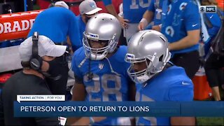 Adrian Peterson open to returning to Lions