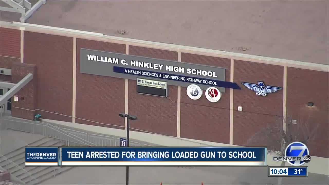 Hinkley High School student arrested, accused of bringing loaded handgun to school Thursday