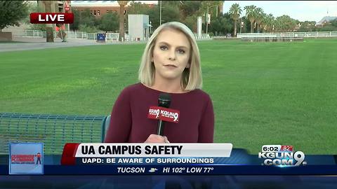 Campus safety tips for students going back to U of A