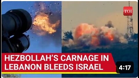 ’1000 Casualties’: Hezbollah’s Vengeful Assault Hits Israel; Lebanon 'Graveyard' For IDF