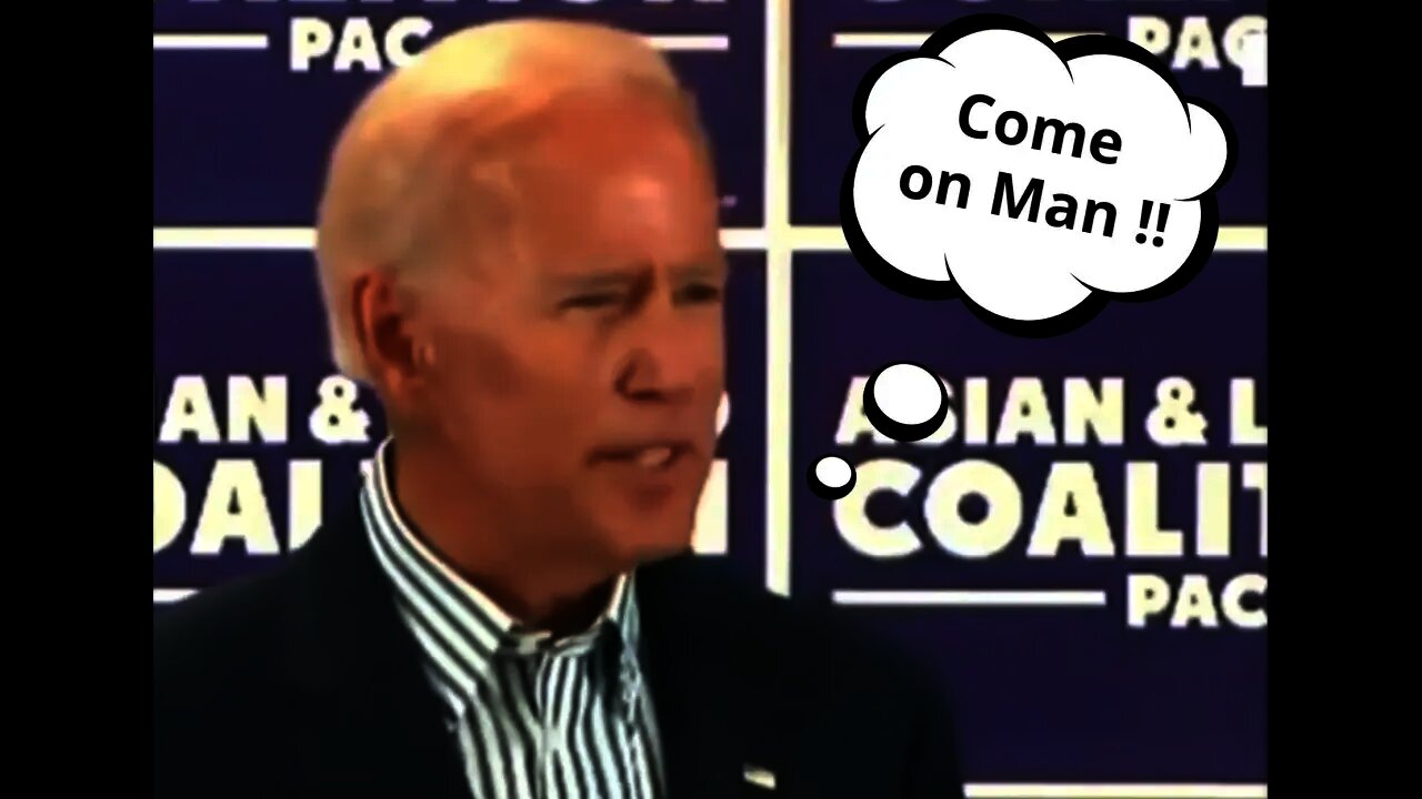 Come On Man !!! Best scenes from President Biden