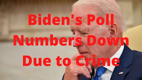 Biden's Approval Dips Among Spike in Crime