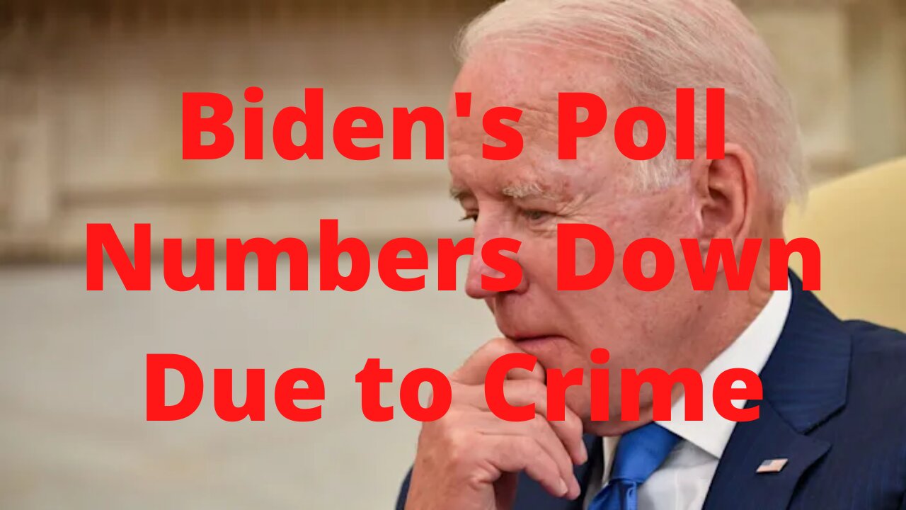 Biden's Approval Dips Among Spike in Crime