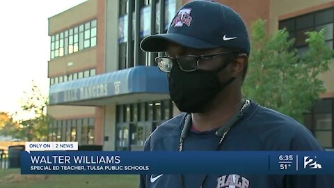 A Tulsa Couple Surprises A Tulsa Teacher