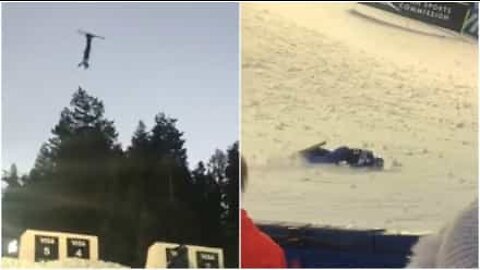 Eeppinen kaatuminen laskettelun maailmanmestaruuskisoissa