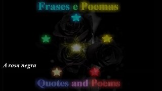 A rosa negra é especial, ela é pura escuridão, trás a morte... [Poesia] [Remake] [Frases e Poemas]