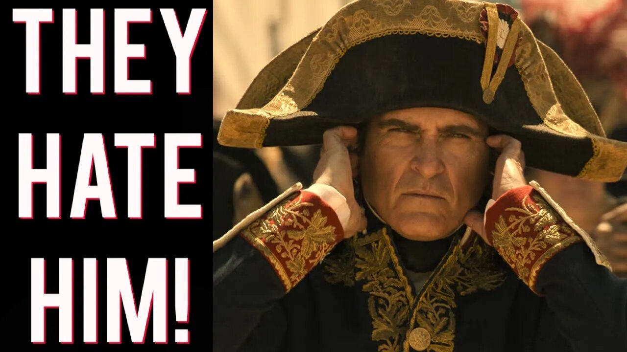 The Napoleon movie needs to FAIL! Woke media says we MUST stop glorifying alpha males!