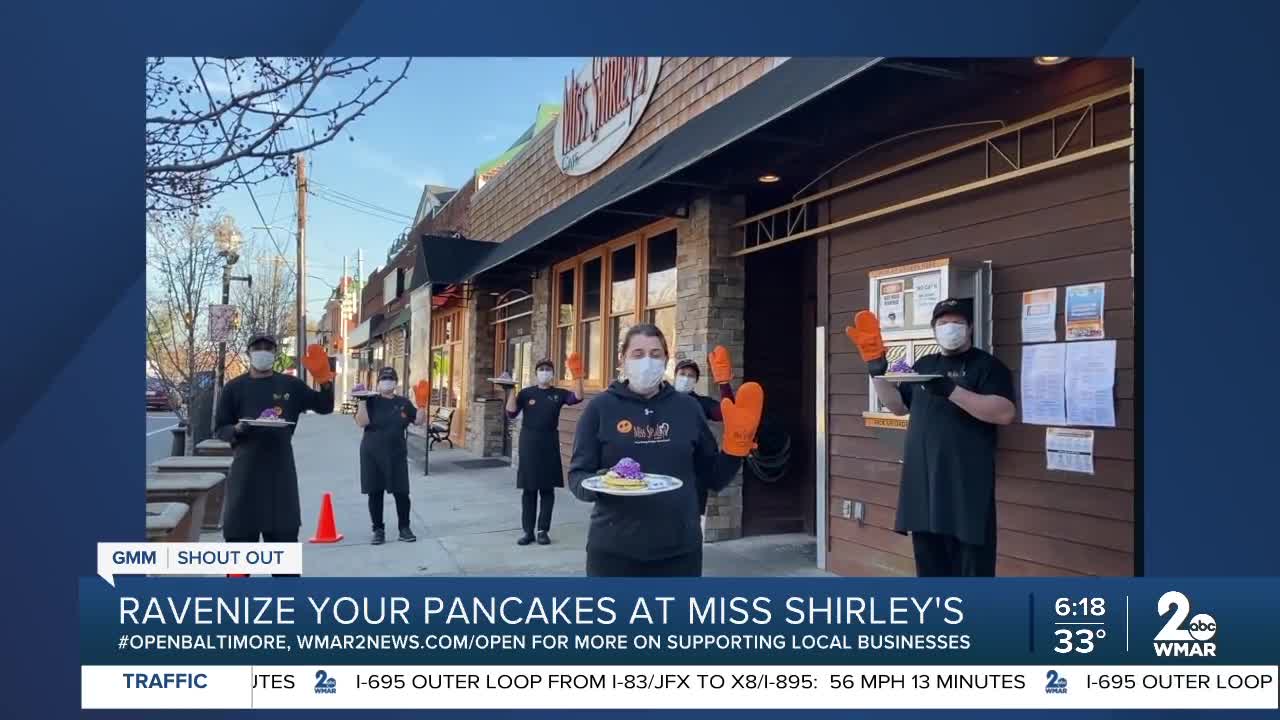 Miss Shirley's Cafe celebrates Purple Friday