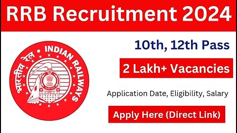 Railway Recruitment 2024