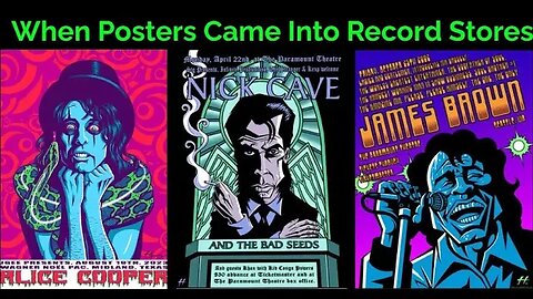 When Posters Came Into Record Stores #Music #Posters #Musicposters #rocknroll