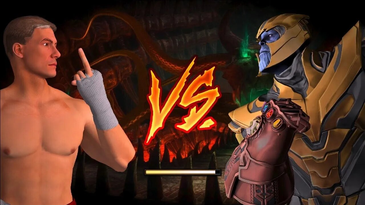 Van Damme MK1 Vs Thanos - Mortal Kombat 9 Mod