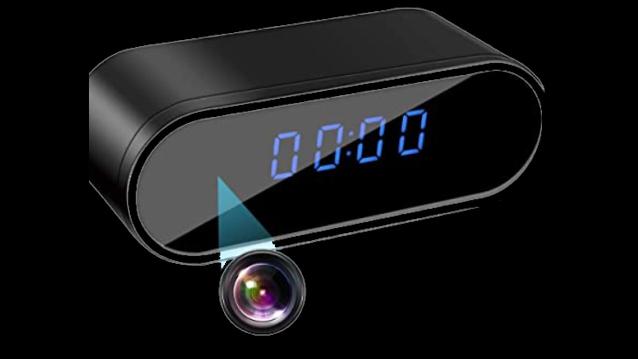 Hidden Spy Camera Clock