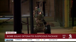 Bomb squad called to suspicious package thrown at Justice Center Sunday night