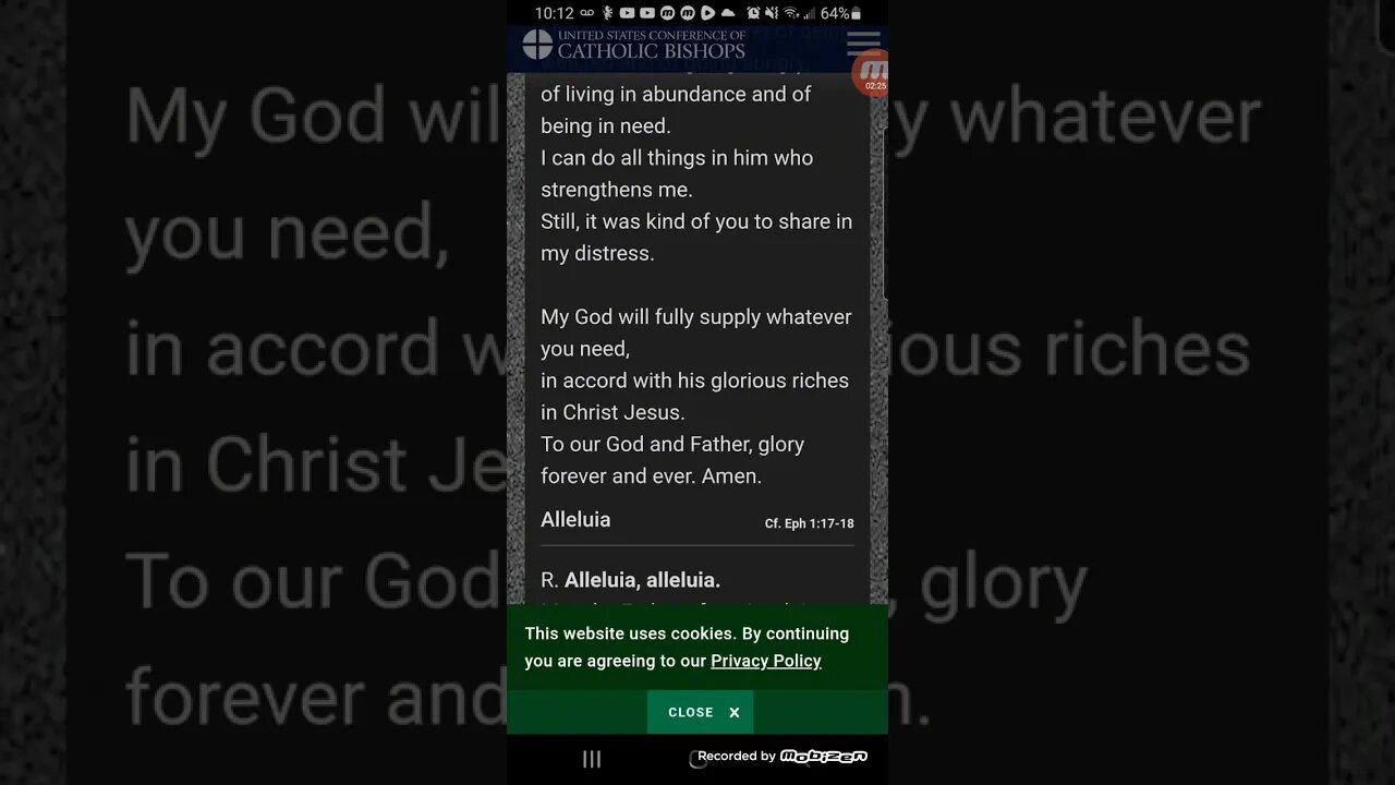 JESUS IS OUR LORD AND SAVIOR!!! Daily Reading October 15 2023