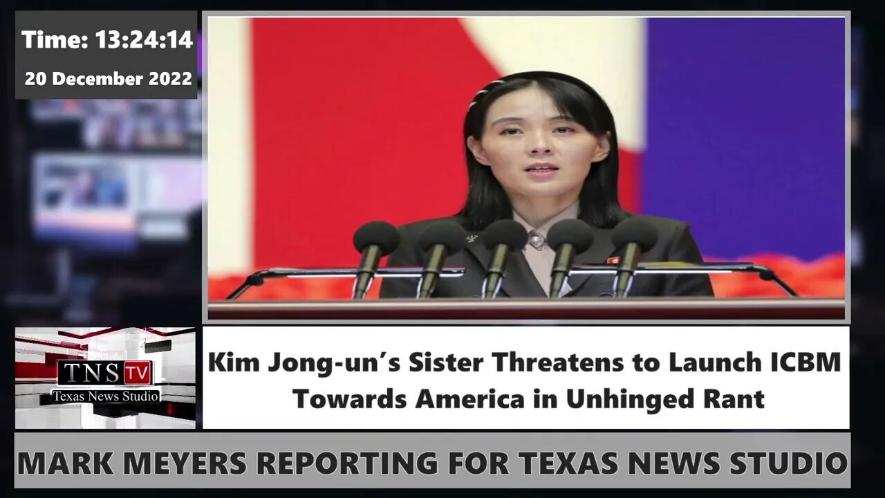 Kim Jong-un’s Sister Threatens to Launch ICBM Towards America in Unhinged Rant