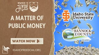 Nowhere To Hyde -- A Matter of Public Money