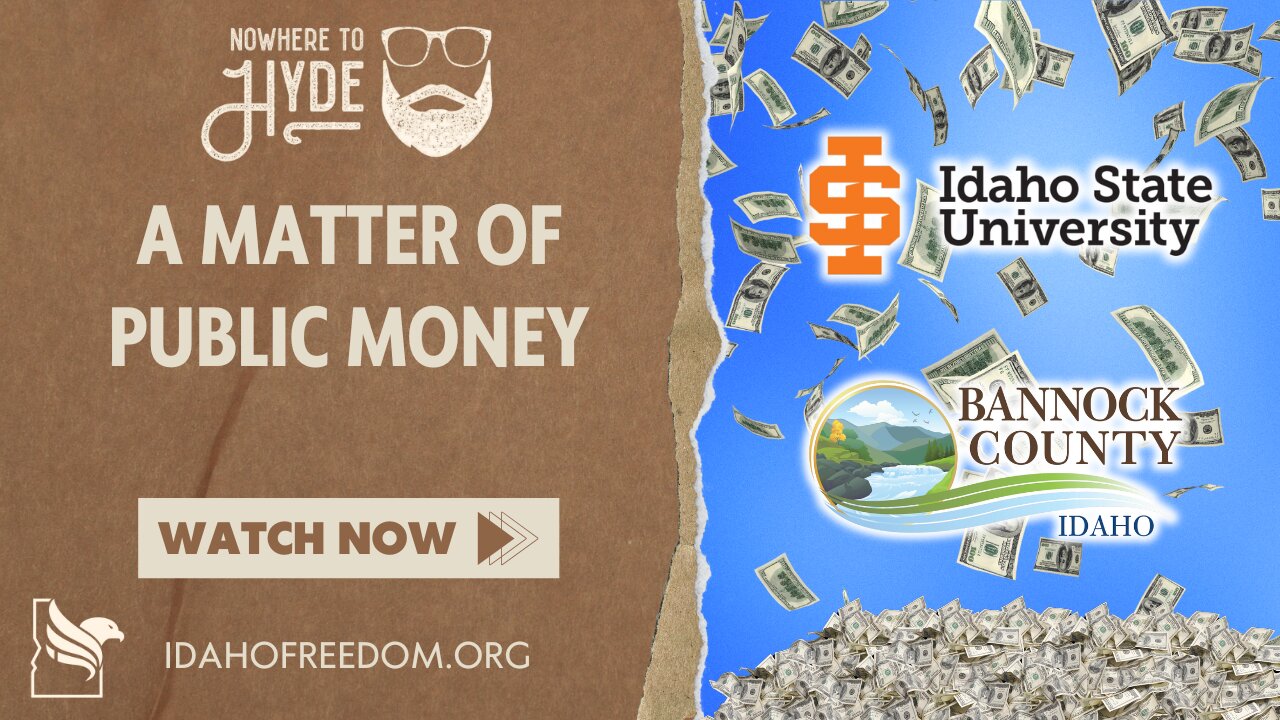 Nowhere To Hyde -- A Matter of Public Money