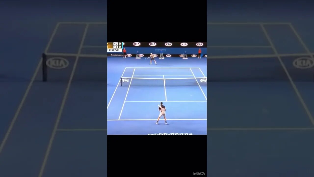 Novak Djokovic UNREAL Shot!! 🤯 #tennis #shorts