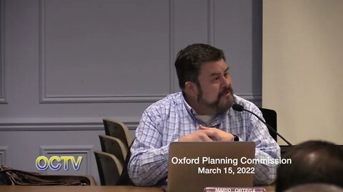 Oxford Planning Commission 3/15/22