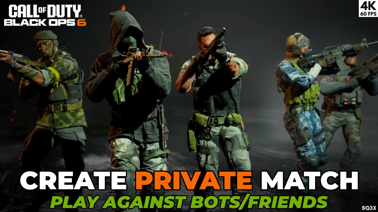 How to Create a Private Match to Play Against BOTS or Friends 💀 Call of Duty: Black Ops 6