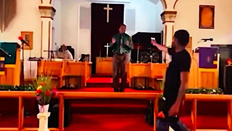 Man Tries To Shoot Pastor During Sermon || Get Tackled !!