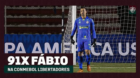 91X FÁBIO: PAREDÃO TRICOLOR É O BRASILEIRO QUE MAIS ATUOU NA HISTÓRIA DA CONMEBOL LIBERTADORES