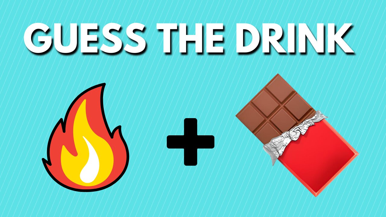 Guess the Drink by Emoji | Ultimate Emoji Quiz 2023